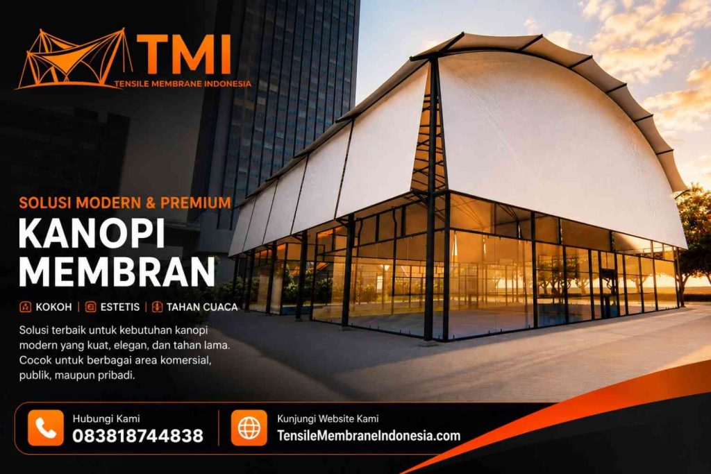 Kanopi Membrane solusi atap membrane terbaik dan tahan lama