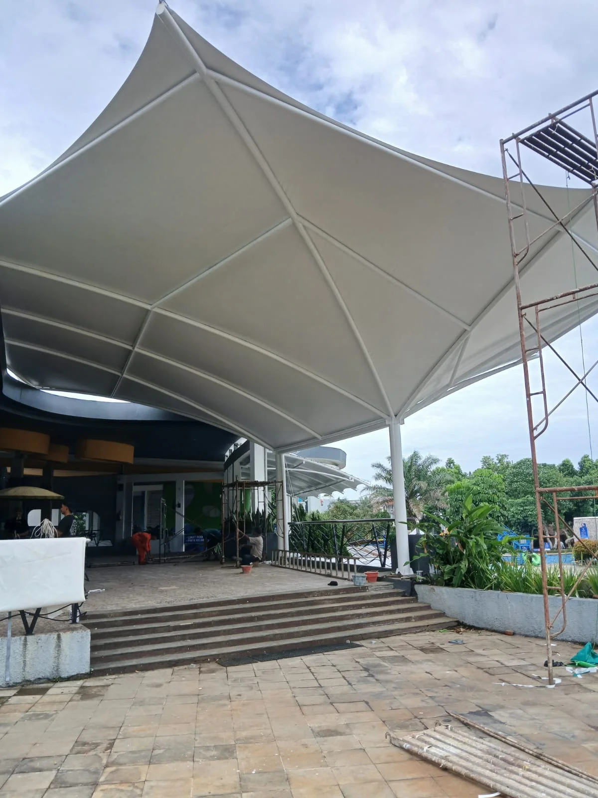 harga pemasangan kanopi membrane per M2
